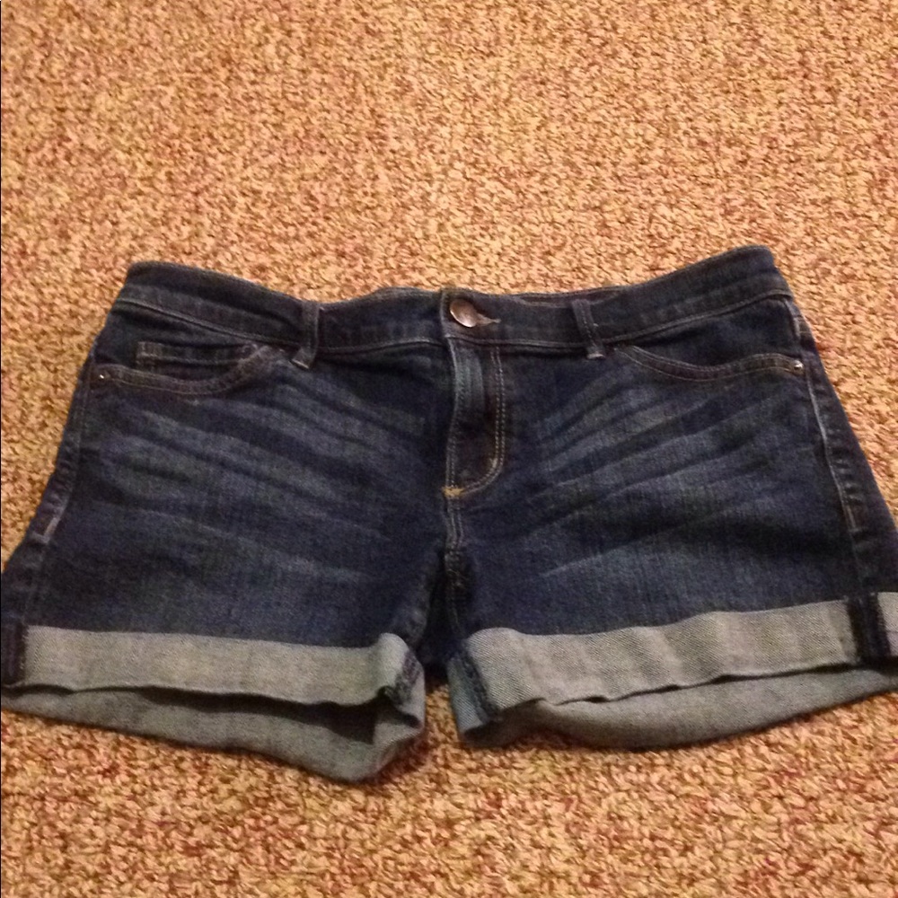 Denim shorts